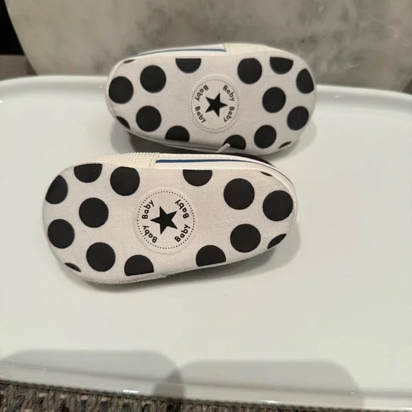 NWT- Our Baby Bakery Baby Black High-Top Custom Sneakers  “CHARLES” - Picture 4 of 8